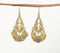 Vintage Clustered Coin Charm Earrings