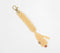 Woven Cotton Pastel Yellow Keychain