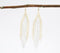 Wheaten Beaded Dangle Earrings
