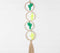 4-Tiered Hoops Cacti Fringed Wall Decor
