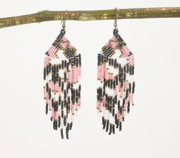 Abstract Beaded Party Earrings