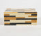Abstract Striped MDF & Resin Jewelry Box