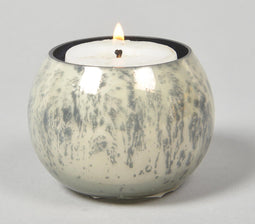 Abstract Dome-Shaped Glass Votive