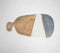 Abstract Cut Marble & Wood Chopping Board