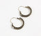 Antique Metallic Higgie Hoop earrings
