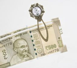Antique Metal Amer Fort Motif Bookmark