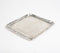 Antique Silver-Toned Aluminium Square Tray