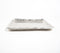 Antique Silver-Toned Aluminium Square Tray