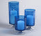 Aqua Tinted Glass Votives (set of 3)