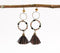 Beaded & Tasseled Shoulder-Duster Earrings