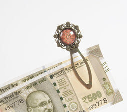 Antique Metal Amer Fort Queen's Quarters Motif Bookmark