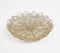 Antique Gold-Toned Coiled Floral Iron Platter