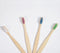 Assorted Bamboo Toothbrushes (set of 4)