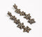 Beaded Starry Drop Earrings