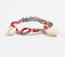 Beaded Seashell Charm Bracelet