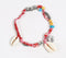 Beaded Seashell Charm Bracelet