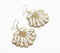 Beaded Oyster Shell Earrings