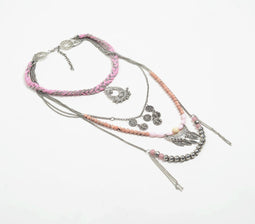 Beads & Weaves Bohemian Necklace