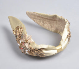 Beads & Sequin Embroidered Hair Band