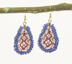 Beads Droplet Statement Earrings
