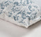 Block Printed Navy Floral Panels Cushion Cover