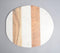 Block Striped Marble & Acacia Wood Chopping Board