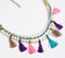 Boho Tasseled & Beaded Necklace