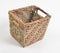 Boho Handwoven Twill Patterned Storage Basket