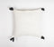 Boomerang Monochrome Cotton Tasseled Cushion Cover