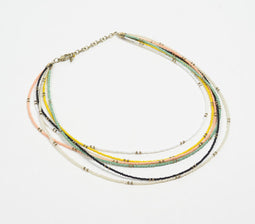 Boho-chic Beaded Multi-Layer Iron Necklace