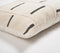 Block Printed Broken Lines Monochrome Cotton Cushion Cover