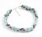 Braided Cords & Silver Beaded Choker