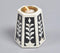 Botanical Inlaid Bone & Resin Tapered Tealight Holder