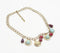 Boho Resin Stones on Brass Necklace