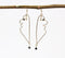 Brass Seahorse Dangle Earrings