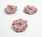 Block Printed Dusty Rose Scrunchie Hair Ties set of 3