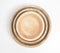 Burnt & Distressed White Wooden Bowls (Set of 3)