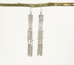 Chain Charms Dangle Earrings