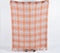 Checkered Orange Throw