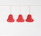 Christmas Bells Felt Ornaments (set of 3)