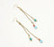 Cascading Charm Drop Earrings