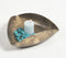 Chevron Textured Antique Aluminium Decorative Tray