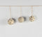 Christmas Felt Bauble Ornaments (set of 3)