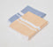 Checkered Yellow & Blue Cotton Bath Towels (set of 2)