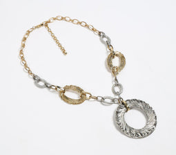 Chunky Chain Links Iron Necklace