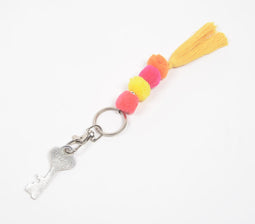 Chunky Tasseled Keychain