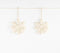Christmas Snowflake Felt Ornaments (set of 2)