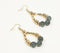 Chunky Metallic Beaded earrings