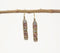 Chrome Party Beaded Dangle Earrings