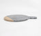 Classic Fusion Wood & Stone Round Chopping Board